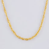 Cadena Singapur 1.6 g / 19 1/4 in / 1.8 mm Oro Amarillo 18K