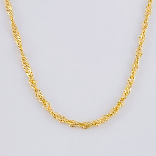 Cadena Singapur 1.45 g / 45.2 cm / 1.8 mm Oro Amarillo 18K