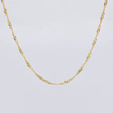 Cadena Singapur 1.6 g / 19 1/2 in / 1.8 mm Oro Amarillo 18K