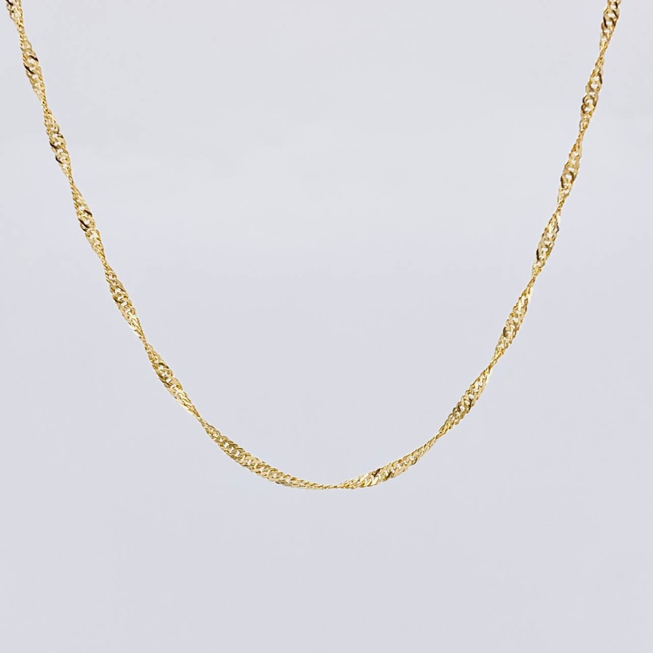 Cadena Singapur 1.65 g / 19 3/4 in / 1.8 mm Oro Amarillo 18K