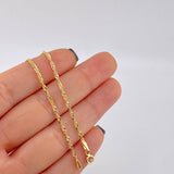 Cadena Singapur 1.6 g / 19 1/4 in / 1.8 mm Oro Amarillo 18K