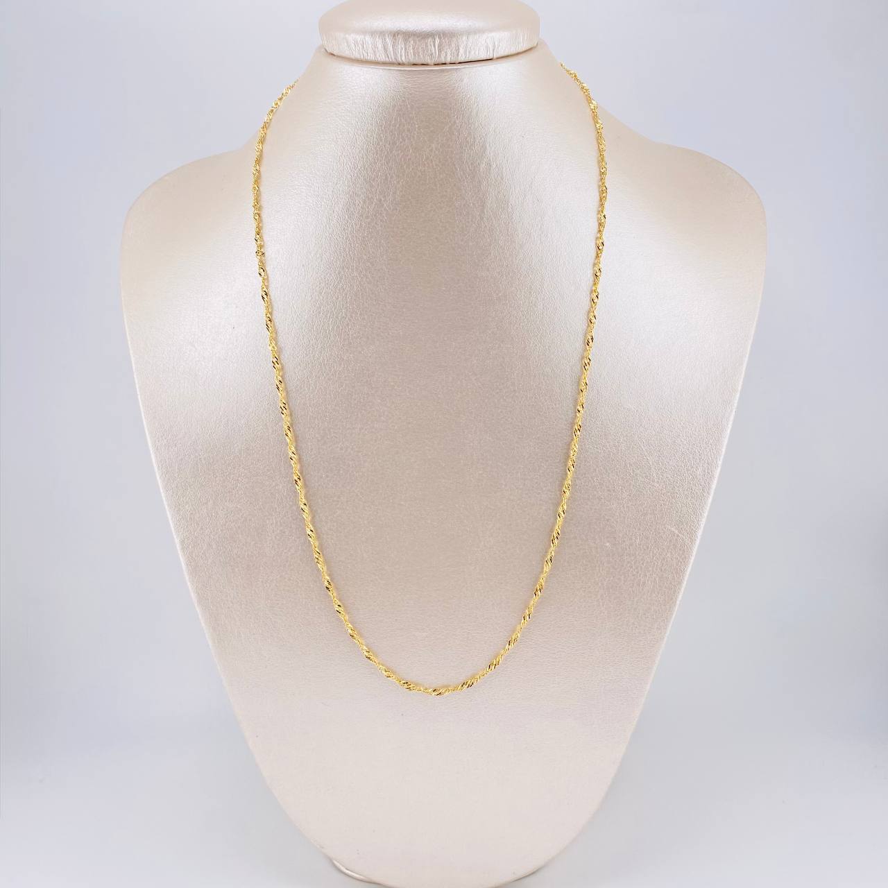 Singapore Chain 1.6 g / 19 3/4 in / 1.8 mm Yellow Gold 18K