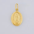 Dije Virgen Guadalupe Plana 1 g / 1 in Oro Amarillo 18K