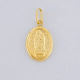 Dije Virgen De Guadalupe Plana 0.95 g / 1 in Oro Amarillo 18K
