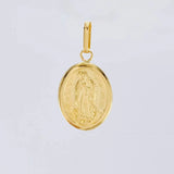 Pendant Virgen de Guadalupe 0.65g / 3/4 in 18K Yellow Gold