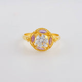 Anillo Solitario Aura Vintage 2 g / T9 1/4 Oro Amarillo 18K