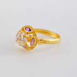 Anillo Solitario Aura Vintage 1.8 g / T6 3/4 Oro Amarillo 18K