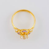 Aura Vintage Solitaire Ring 2 g / T8 1/4 Yellow Gold 18K