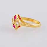 Anillo Rombo Imperial 1.75 g / T8 3/4 Oro Amarillo 18K