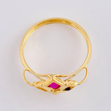 Anillo Rombo Imperial 1.75 g / T8 3/4 Oro Amarillo 18K