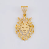 Dije León 3.1 g / 1 1/4 in Oro Amarillo 18K