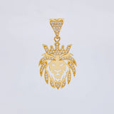 Dije León 3.1 g / 1 1/4 in Oro Amarillo 18K