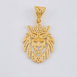 Dije León 3.1 g / 1 1/4 in Oro Amarillo 18K