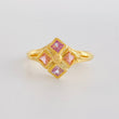 Imperial Rhombus Ring 1.8 g / Size 8 1/2 Yellow Gold 18K