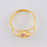Imperial Rhombus Ring 1.8 g / Size 8 1/2 Yellow Gold 18K