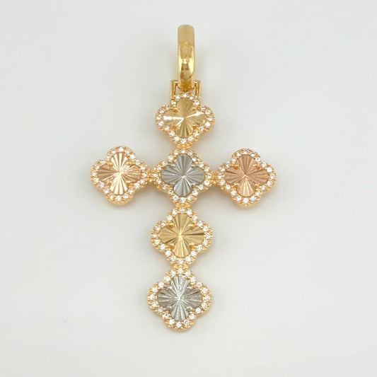 Dije Trebol Túpido 5.9 g / 2 1/4 in Tres Oros 18K