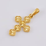 Dije Trebol Dorado 2.6 g / 1 1/4 in Oro Amarillo 18K