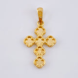 Dije Trebol Dorado 2.6 g / 1 1/4 in Oro Amarillo 18K