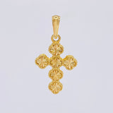 Dije Trebol Dorado 2.6 g / 1 1/4 in Oro Amarillo 18K