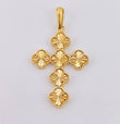 Golden Clover Pendant 6.55 g / 2 in 18K Yellow Gold