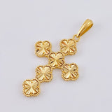 Golden Clover Pendant 6.55 g / 2 in 18K Yellow Gold