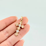 Dije Trebol 2.6 g / 1 1/2 in Tres Oros 18K