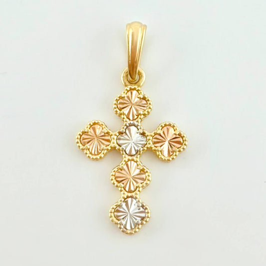 Dije Trebol 2.45 g / 1 1/4 in Tres Oros 18K