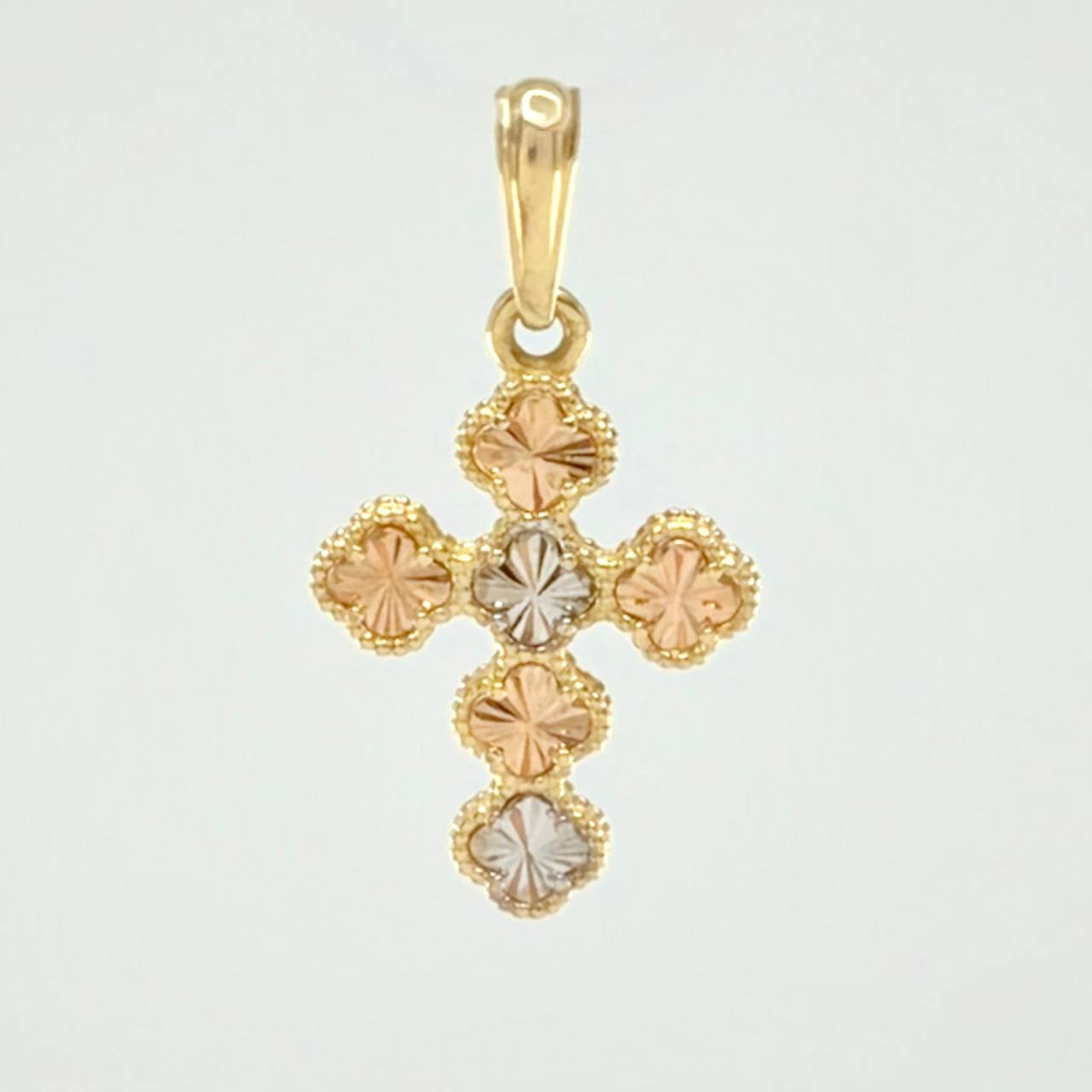 Dije Trebol 2.45 g / 1 1/4 in Tres Oros 18K