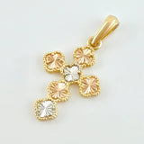 Dije Trebol 2.45 g / 1 1/4 in Tres Oros 18K