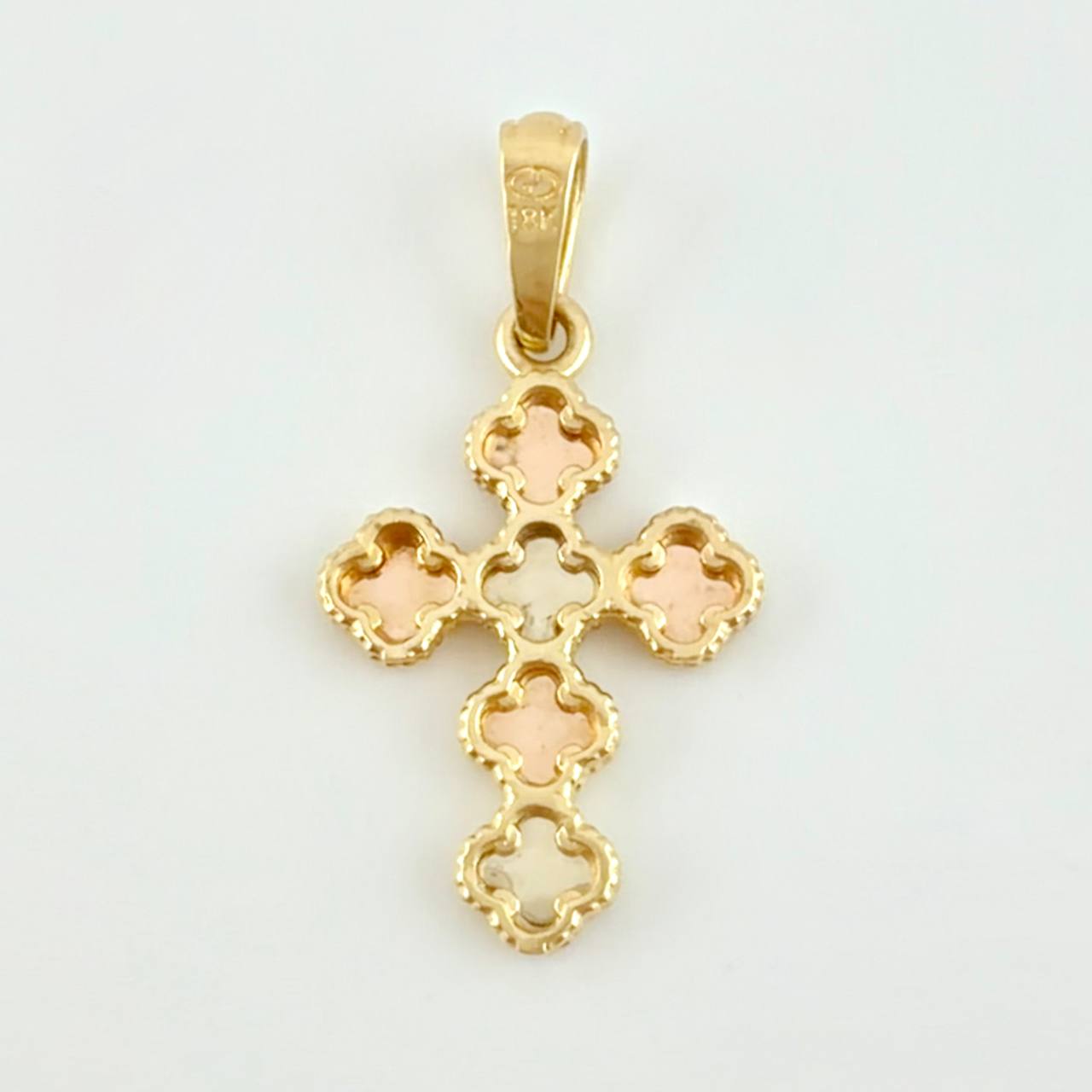 Dije Trebol 2.45 g / 1 1/4 in Tres Oros 18K