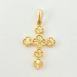 Dije Trebol Dorado 2.6 g / 1 1/4 in Oro Amarillo 18K