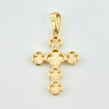 Dije Trebol Dorado 2.5 g / 1 1/4 in Oro Amarillo 18K