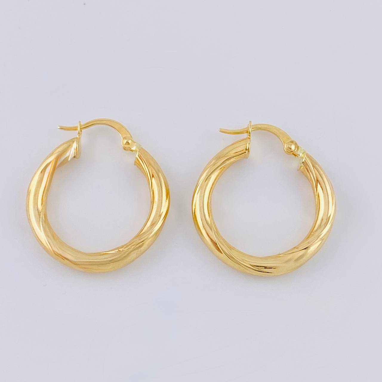 Candongas Jass Diagonal 2.85 g / 1 in Oro Amarillo 18K