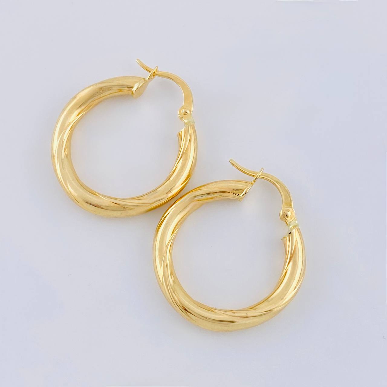 Candongas Jass Diagonal 2.85 g / 1 in Oro Amarillo 18K