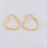 Candongas Triangulo Andy 1.55 g / 3/4 in Oro Amarillo 18K