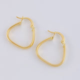 Candongas Triangulo Andy 1.6 g / 3/4 in Oro Amarillo 18K