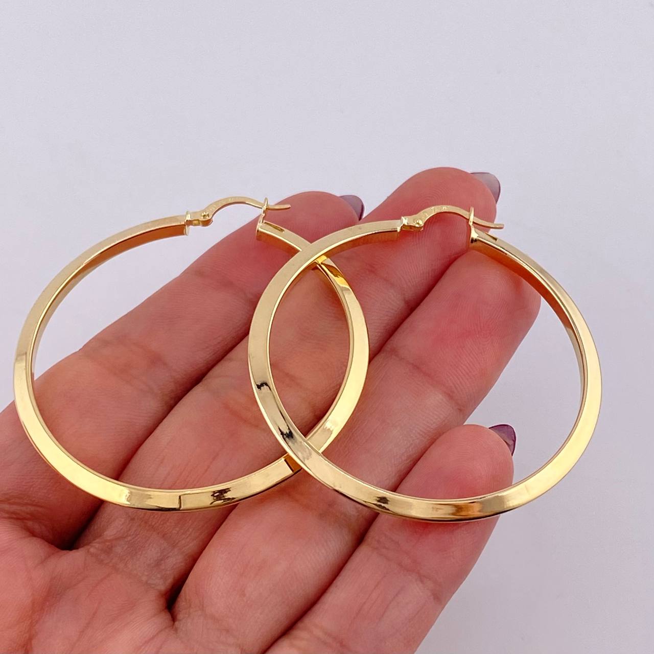 Candongas Clau 4.15 g / 2 in Oro Amarillo 18K