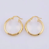 Candongas Gera 3.15 g / 1 in Oro Amarillo 18K