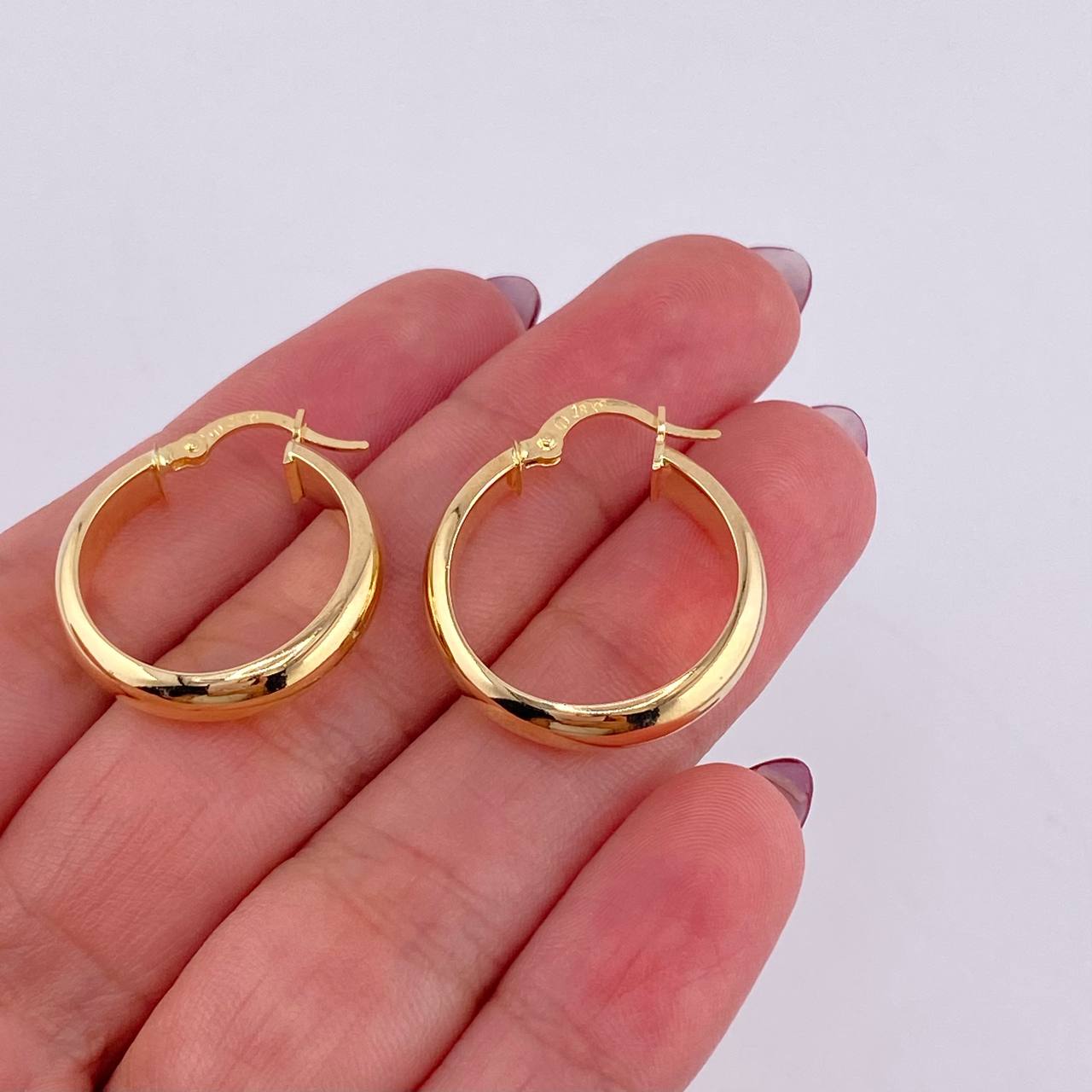 Candongas Gera 3.05 g / 1 in Oro Amarillo 18K