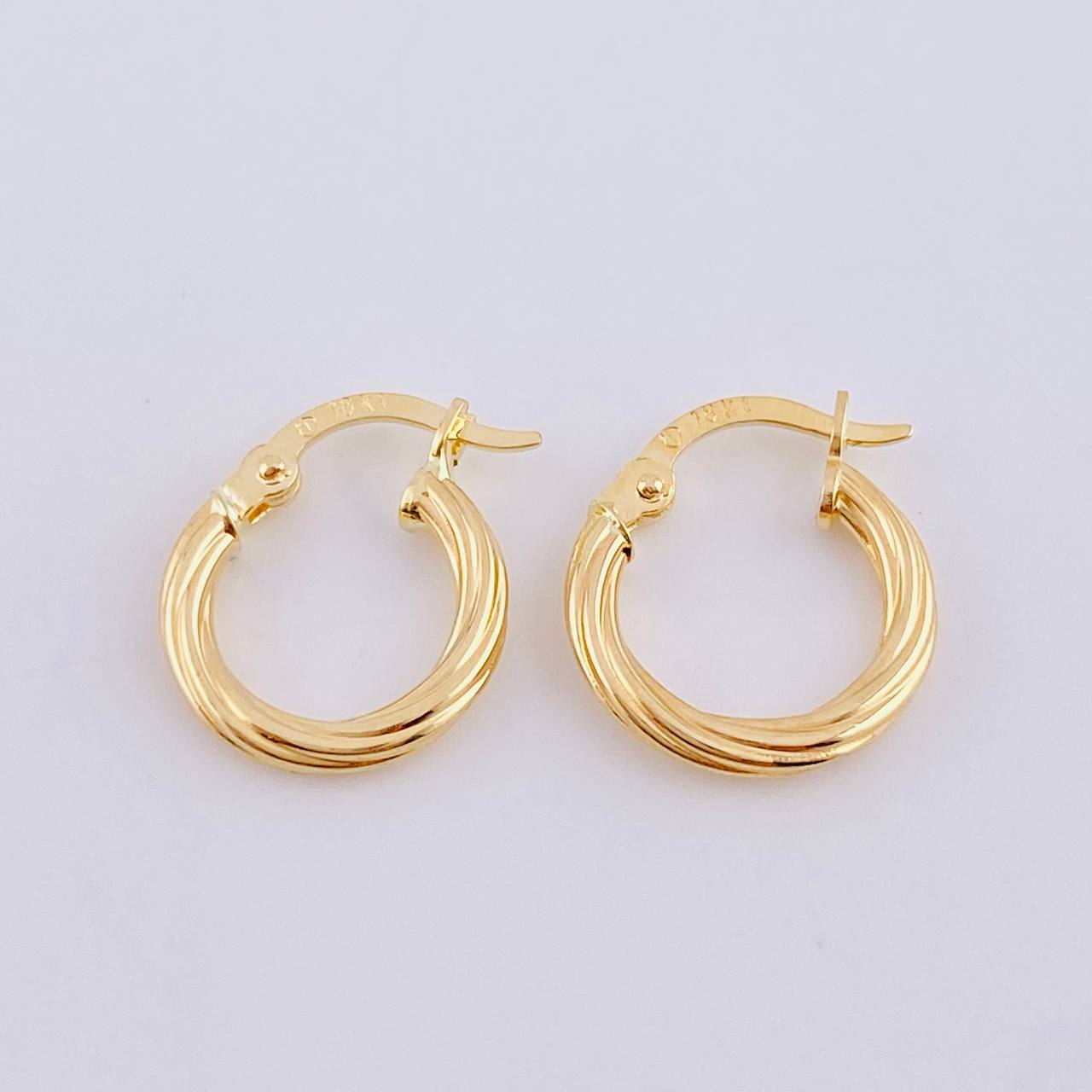 Candongas Mary 1 g / 1/2 in Oro Amarillo 18K