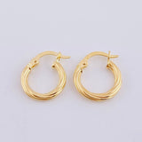 Candongas Mary 1 g / 1/2 in Oro Amarillo 18K