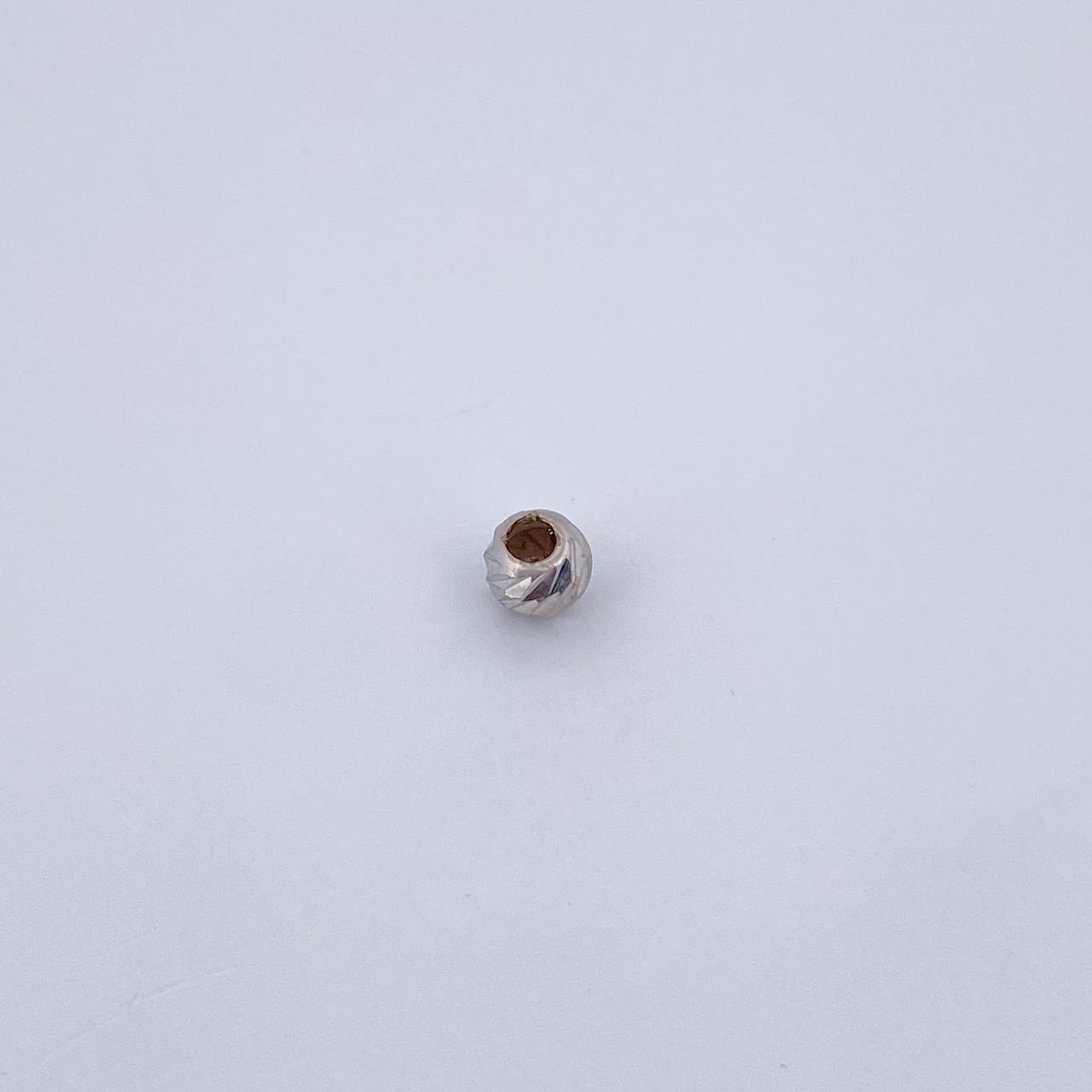 Bead 4mm 0.1gr / 18K Gold &