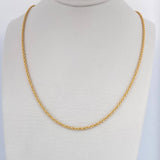 Rope Chain 2.05gr / 23.2in / 18K Gold +3$