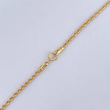 Rope Chain 1.55gr / 18 in / 18K Yellow Gold +3 &