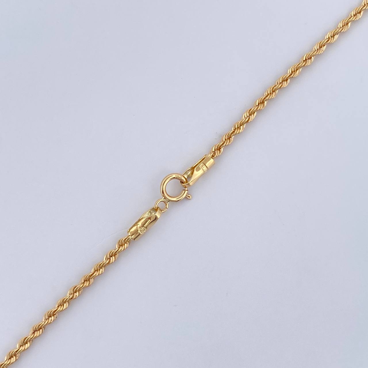 Rope Chain 1.5gr / 18 in / 18K Yellow Gold +3 &