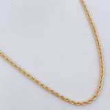 Rope Chain 2.05gr / 23.2in / 18K Gold +3$