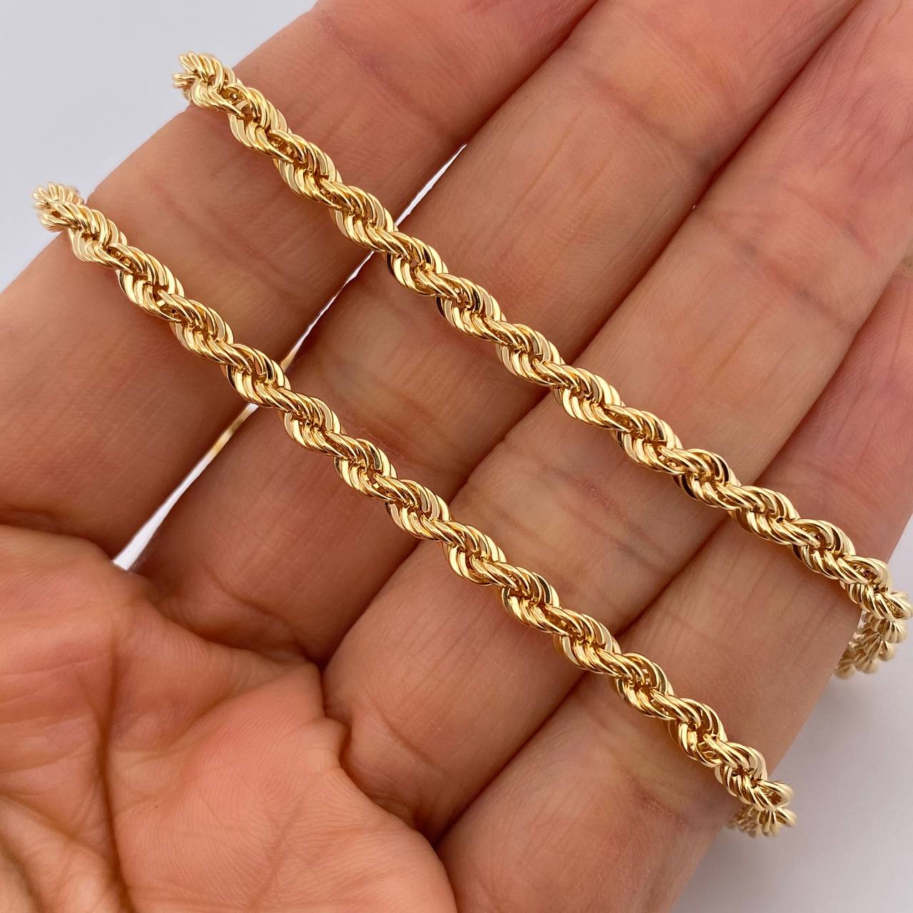 Rope Chain 8.25gr / 60cm / +3 18K Gold &
