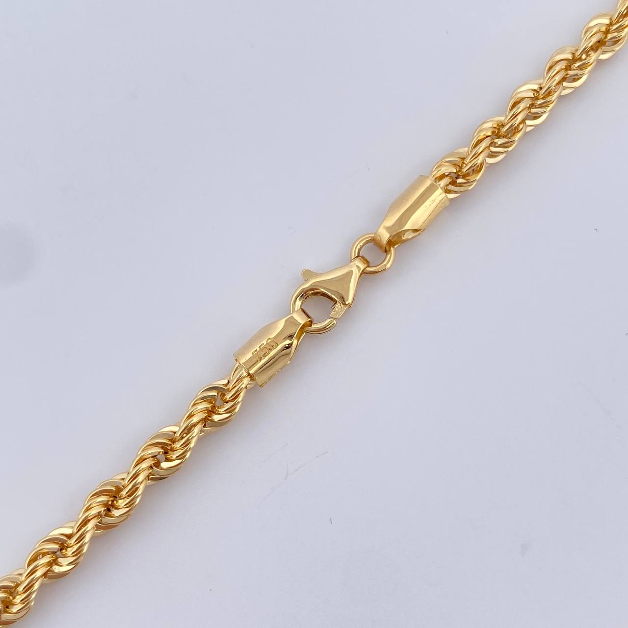 Rope Chain 8.25gr / 60cm / +3 18K Gold &