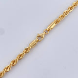 Rope Chain 8.25gr / 60cm / +3 18K Gold &