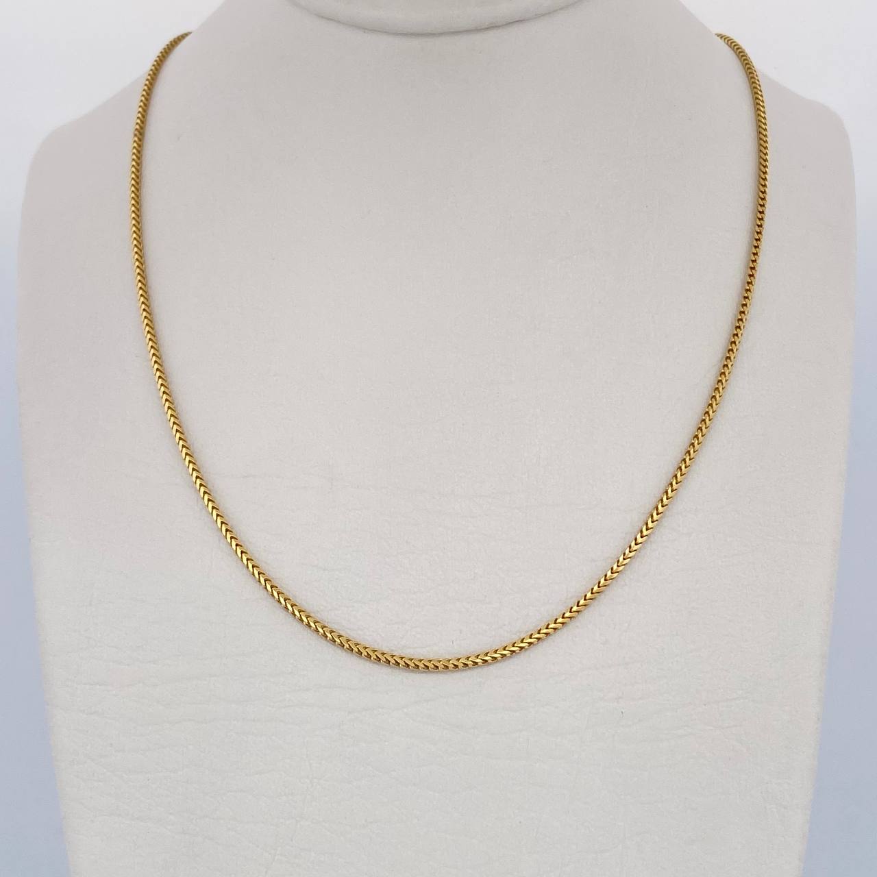 Franco Chain 4.25gr / 17.7in / +3 18K Gold &